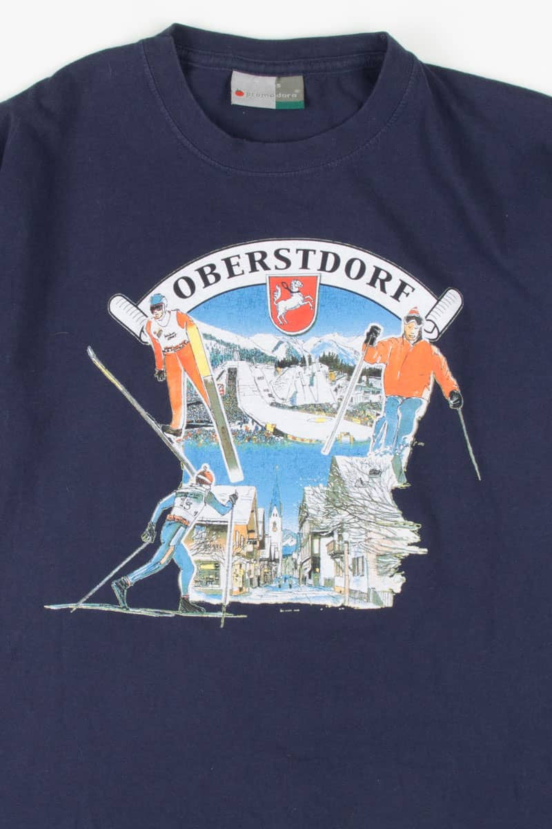 Oberstorf Skiing Souvenir T-Shirt
