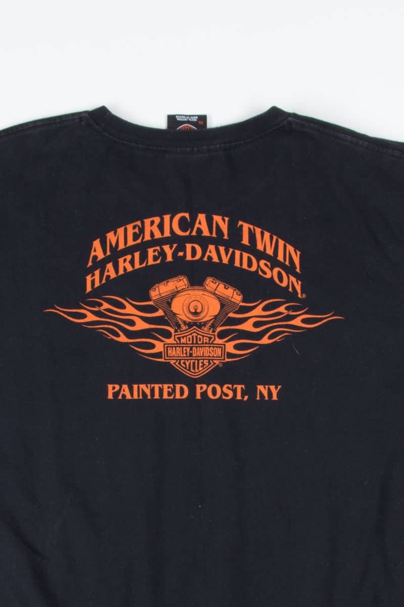 Painted Post Harley Davidson T-shirt