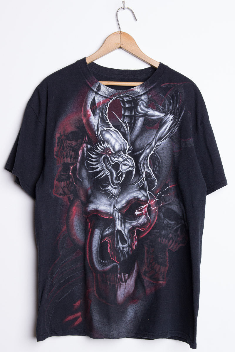 Dragon and Sculls Tee