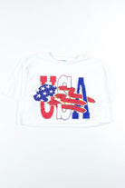 USA Cropped Tee