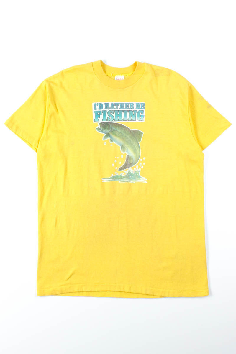 I'd Rather Be Fishing Tee