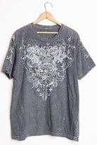 Acidwash Cross Tee