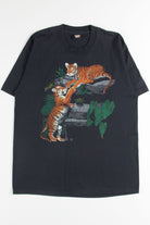 Vintage Sequin Accented Tiger T-Shirt