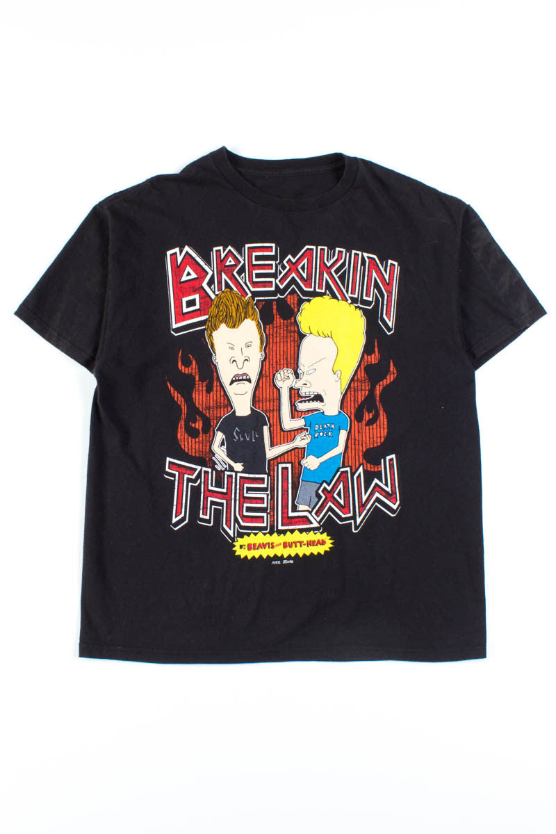 Breakin' The Law Beavis & Butthead T-Shirt