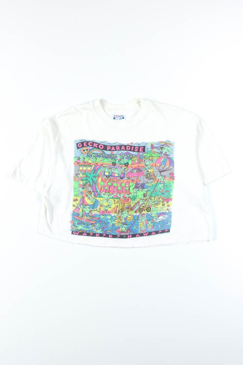 Gecko Paradise Cropped T-Shirt