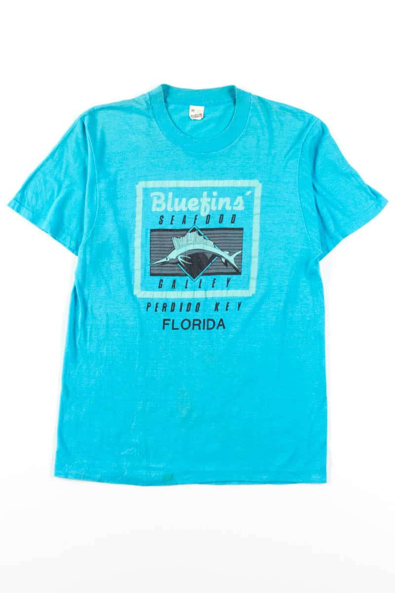 Bluefins' Seafood Galley Vintage T-Shirt