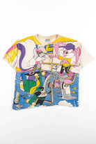 Distressed Tiny Toons Workout T-Shirt