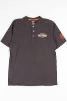 Burlington Iowa Stripe Detail Harley-Davidson T-Shirt