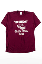 Green Family Picnic Vintage T-Shirt