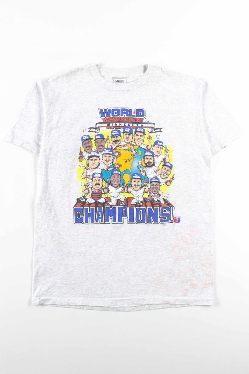 1991 Twins World Champions T-Shirt