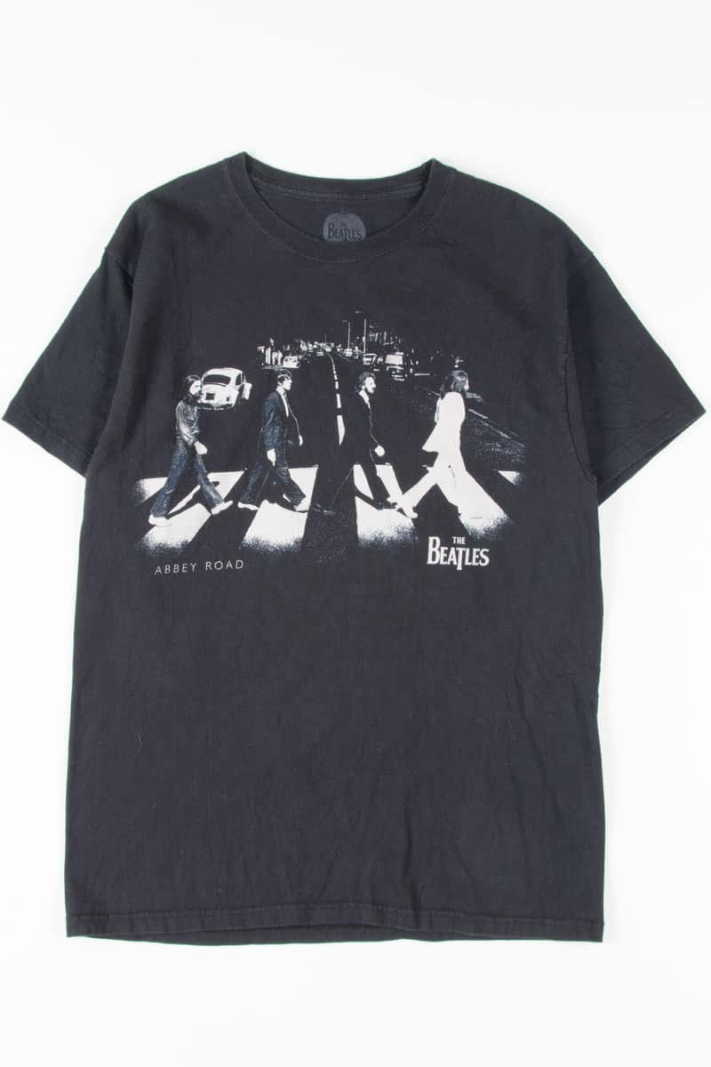 Black Beatles Abby Road T-Shirt