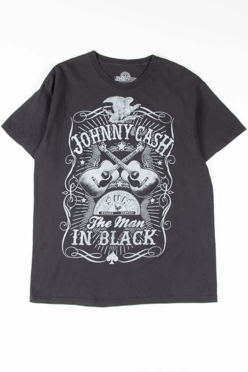 Johnny Cash The Man In Black T-Shirt