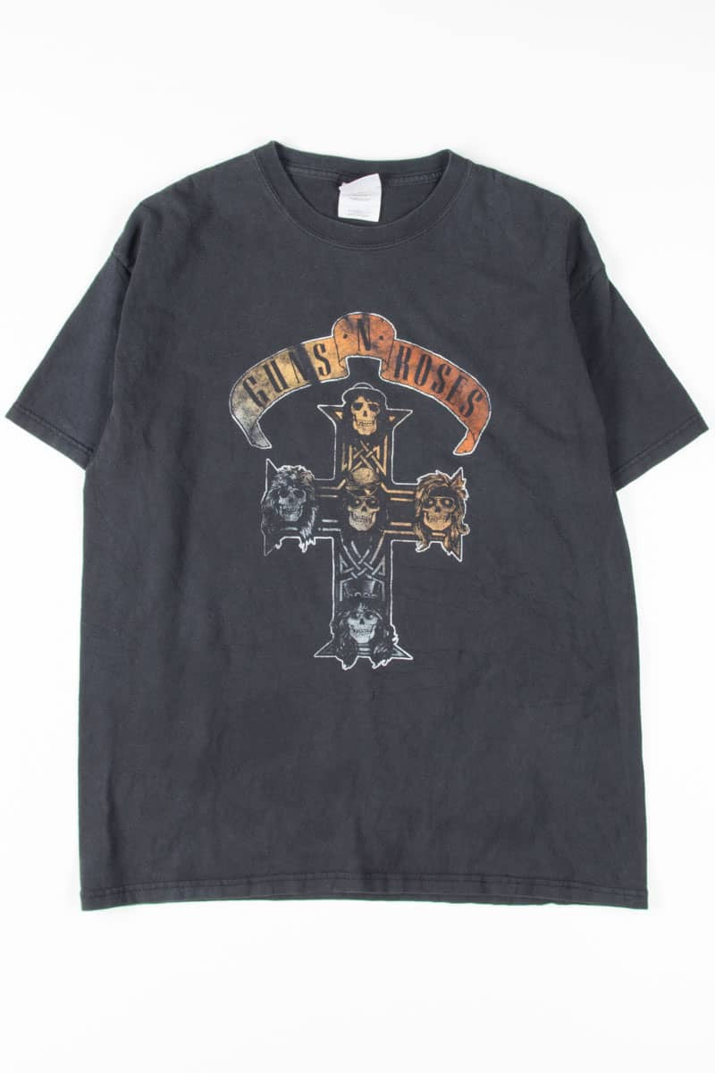 Faded Guns N Roses Band T-Shirt