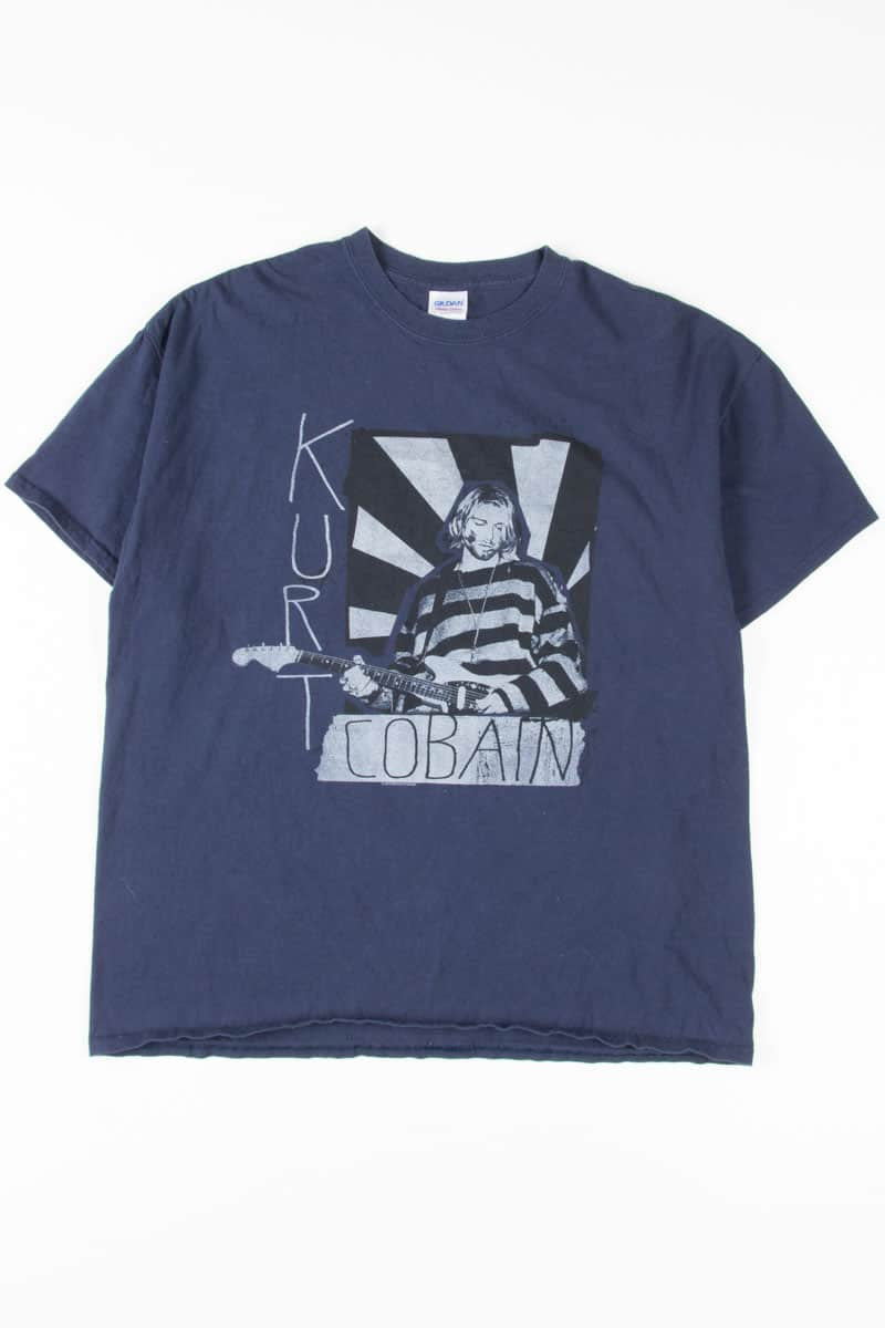 Navy Kurt Cobain T-Shirt