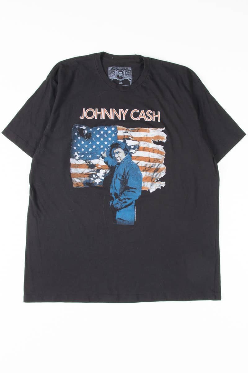 Johnny Cash Torn Flag T-Shirt