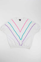 80s V-cut Knit T-Shirt