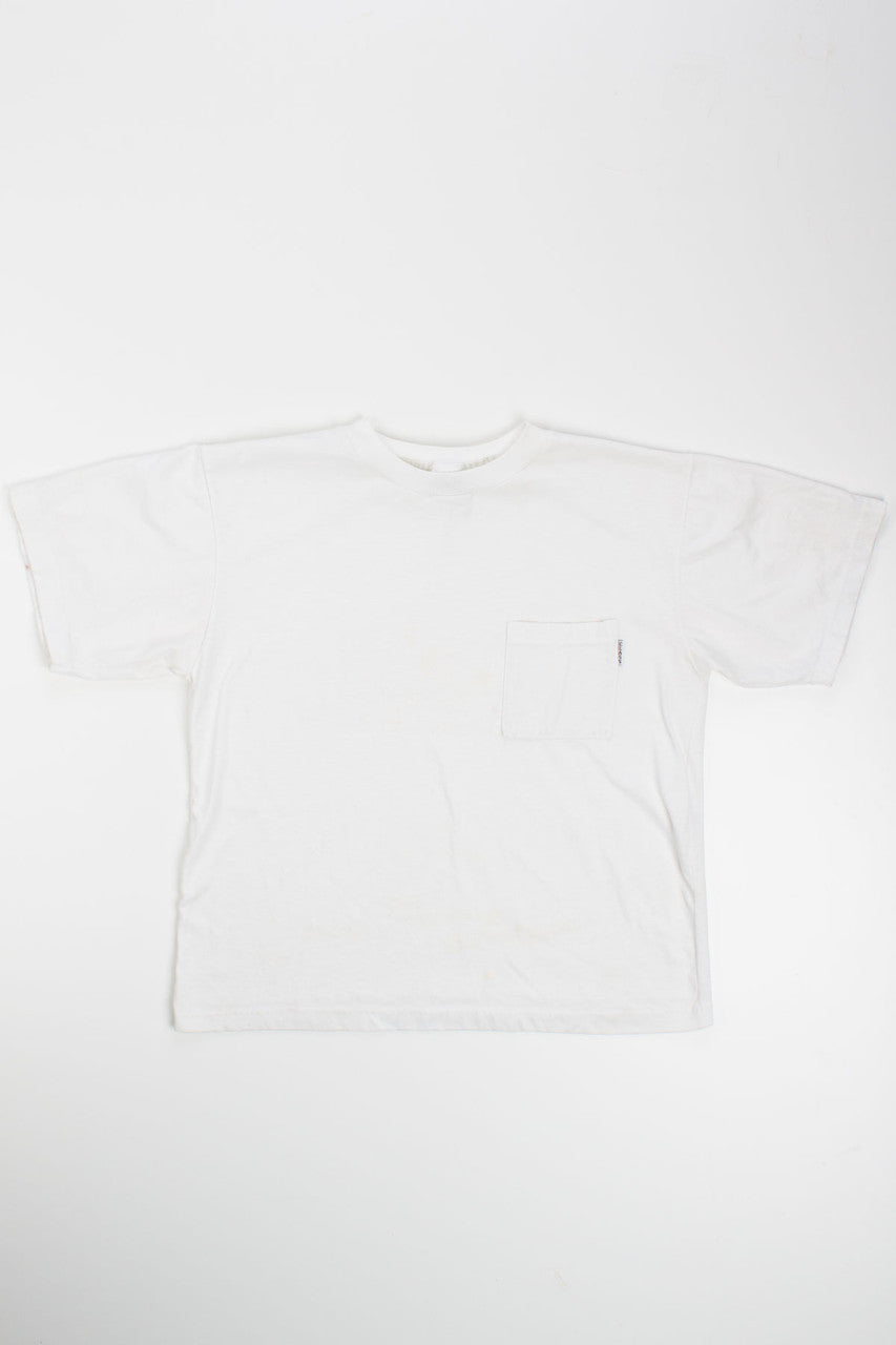 White Classic Pocket Tee