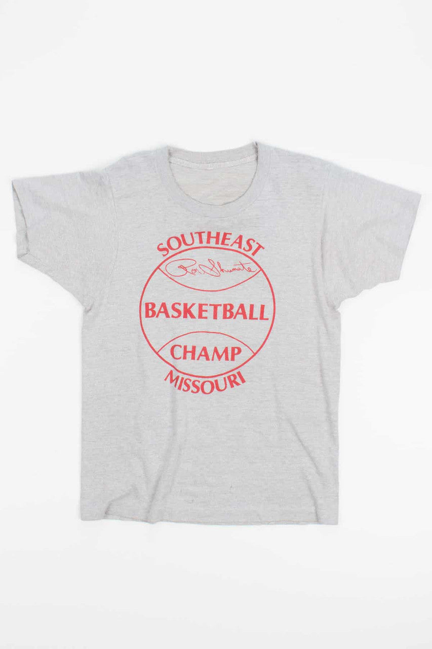 Missouri Basketball Champ Vintage T-Shirt (Single Stitch)