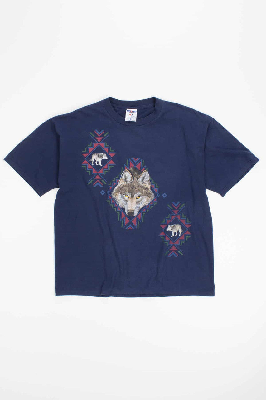 Three Wolves Vintage T-Shirt