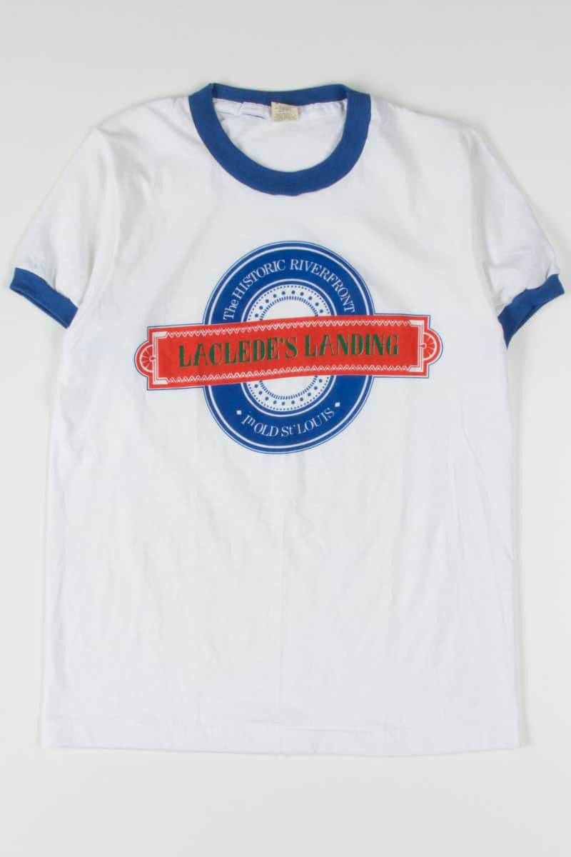 Laclede's Landing In Old St. Louis Vintage T-Shirt (Single Stitch) 1