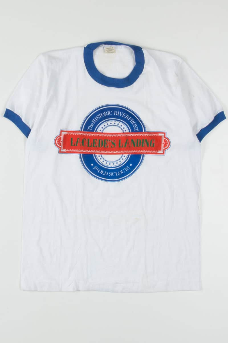 Laclede's Landing In Old St. Louis Vintage T-Shirt (Single Stitch)