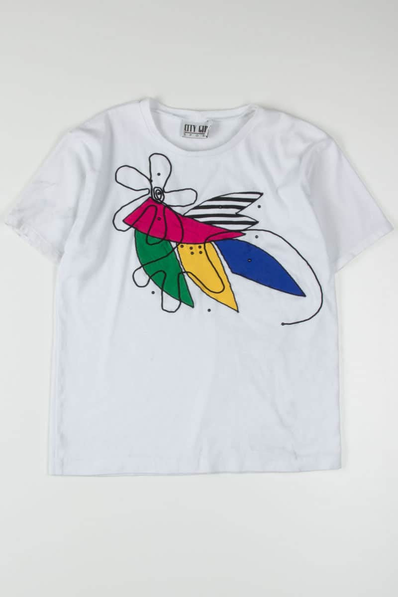 Abstract Floral Vintage T-Shirt