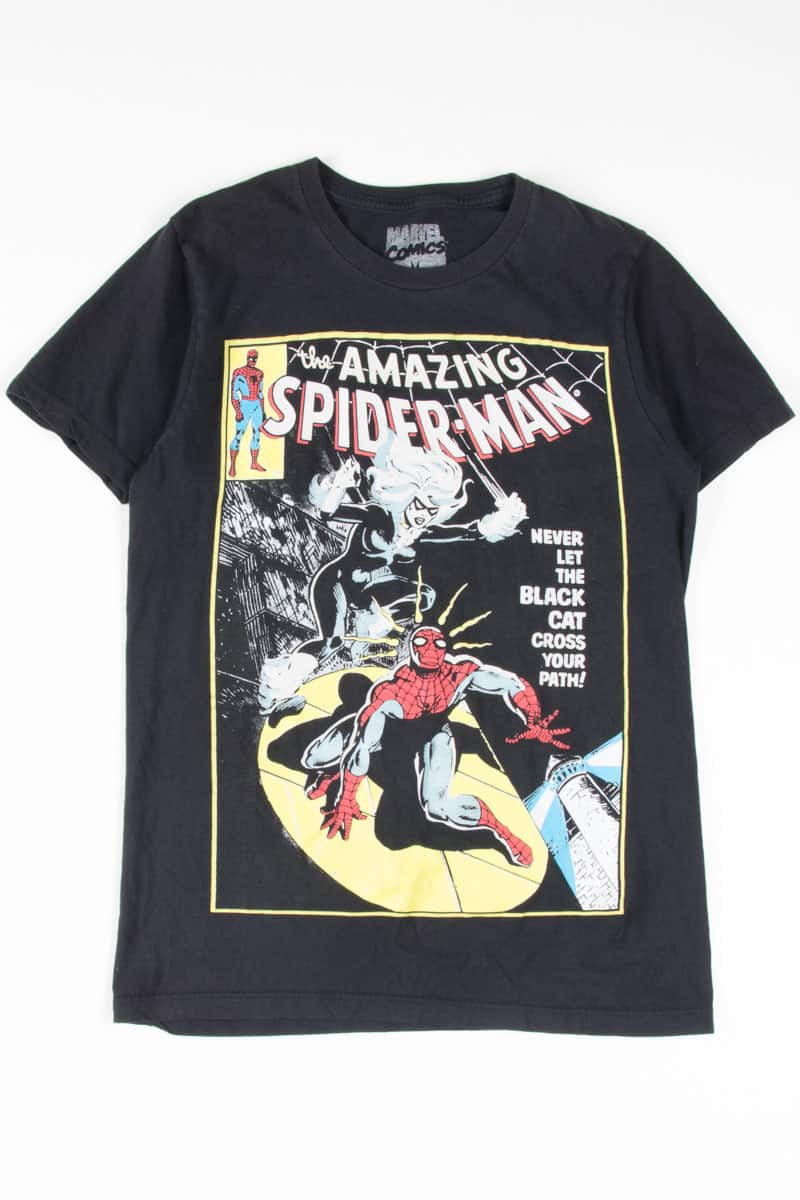 Black Cat & The Amazing Spiderman T-Shirt
