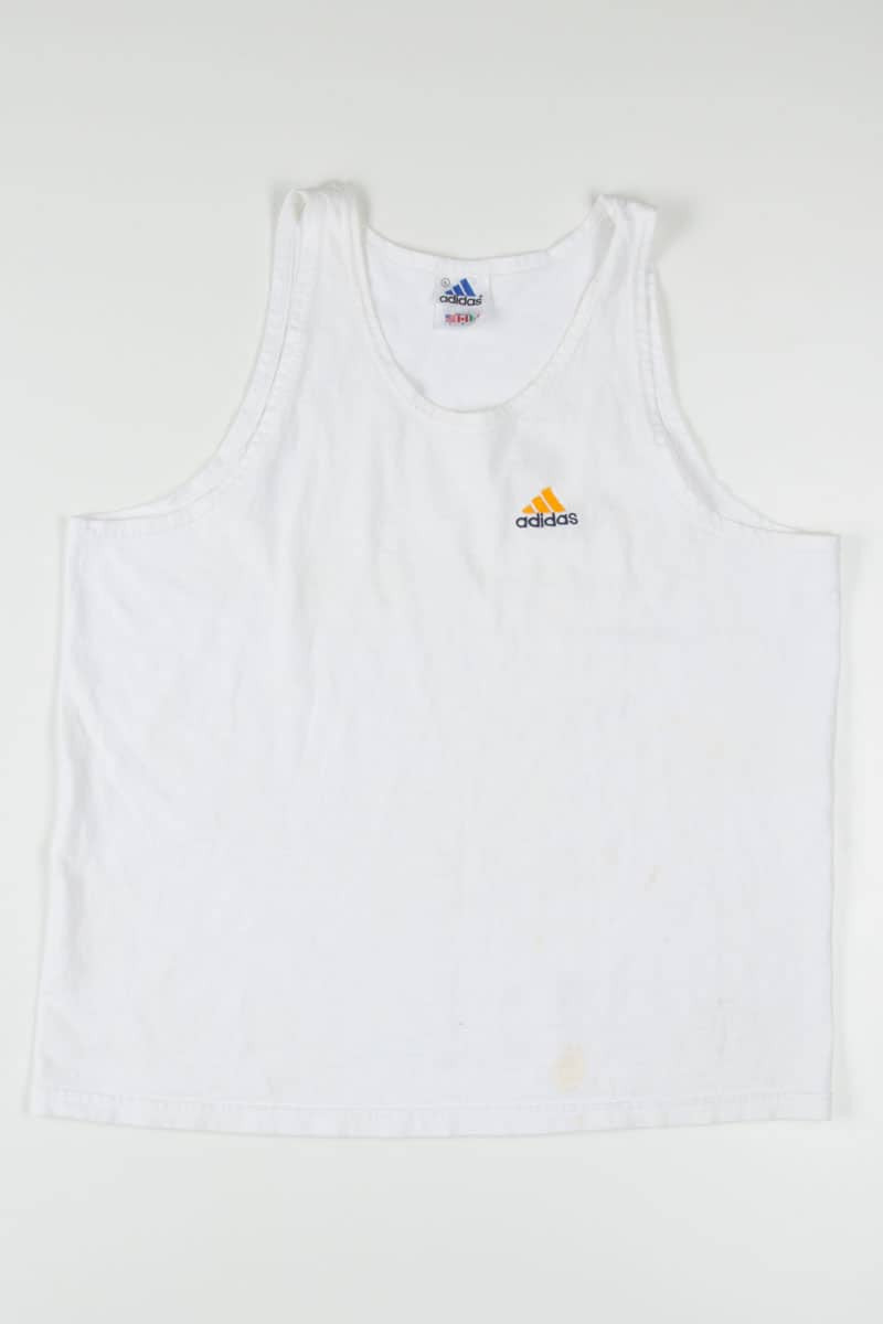 White Adidas Tank