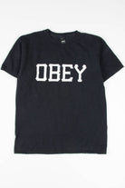 Black Bold Obey T-Shirt