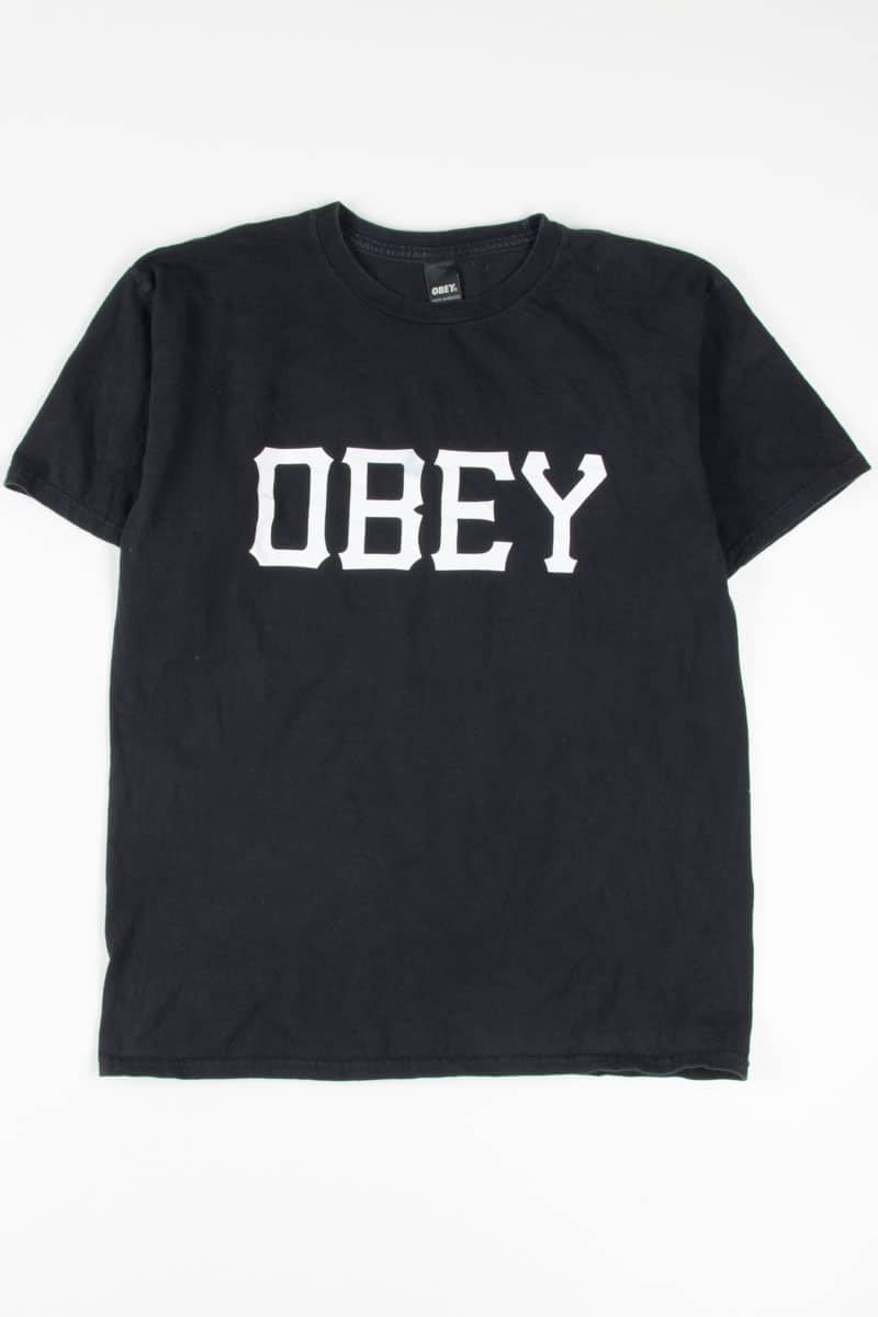 Black Bold Obey T-Shirt