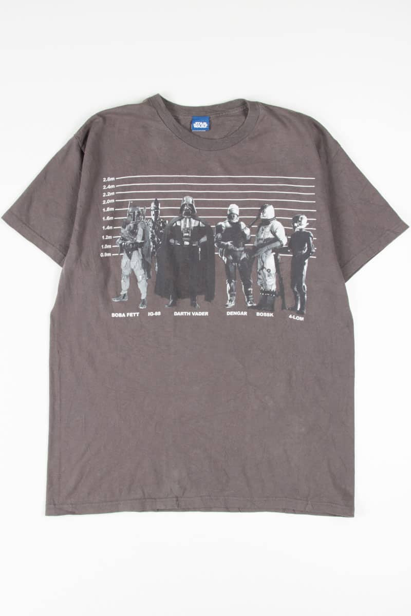 Vader And The Bounty Hunters Line Up T-Shirt