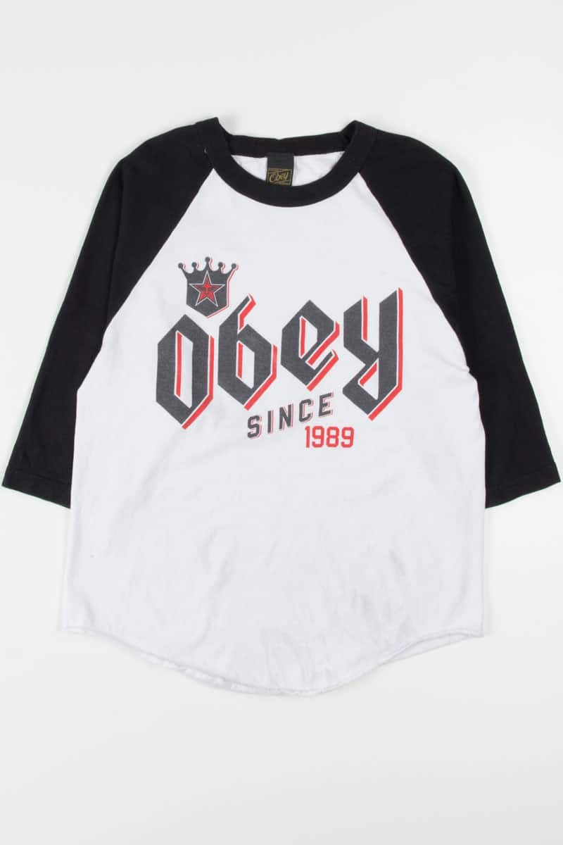 Obey Baseball T-Shirt