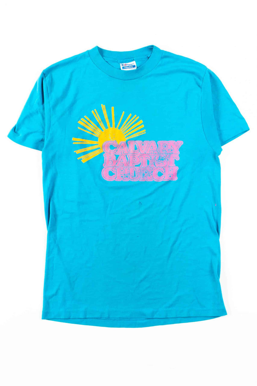Calvary Baptist Sunrise T-Shirt (Single Stitch)