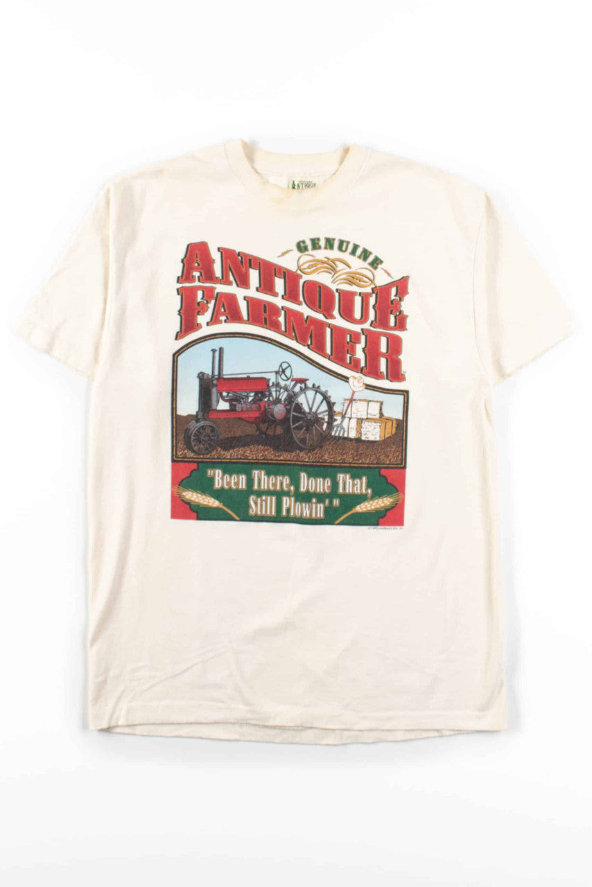 Genuine Antique Farmer T-Shirt (1995, Single Stitch)