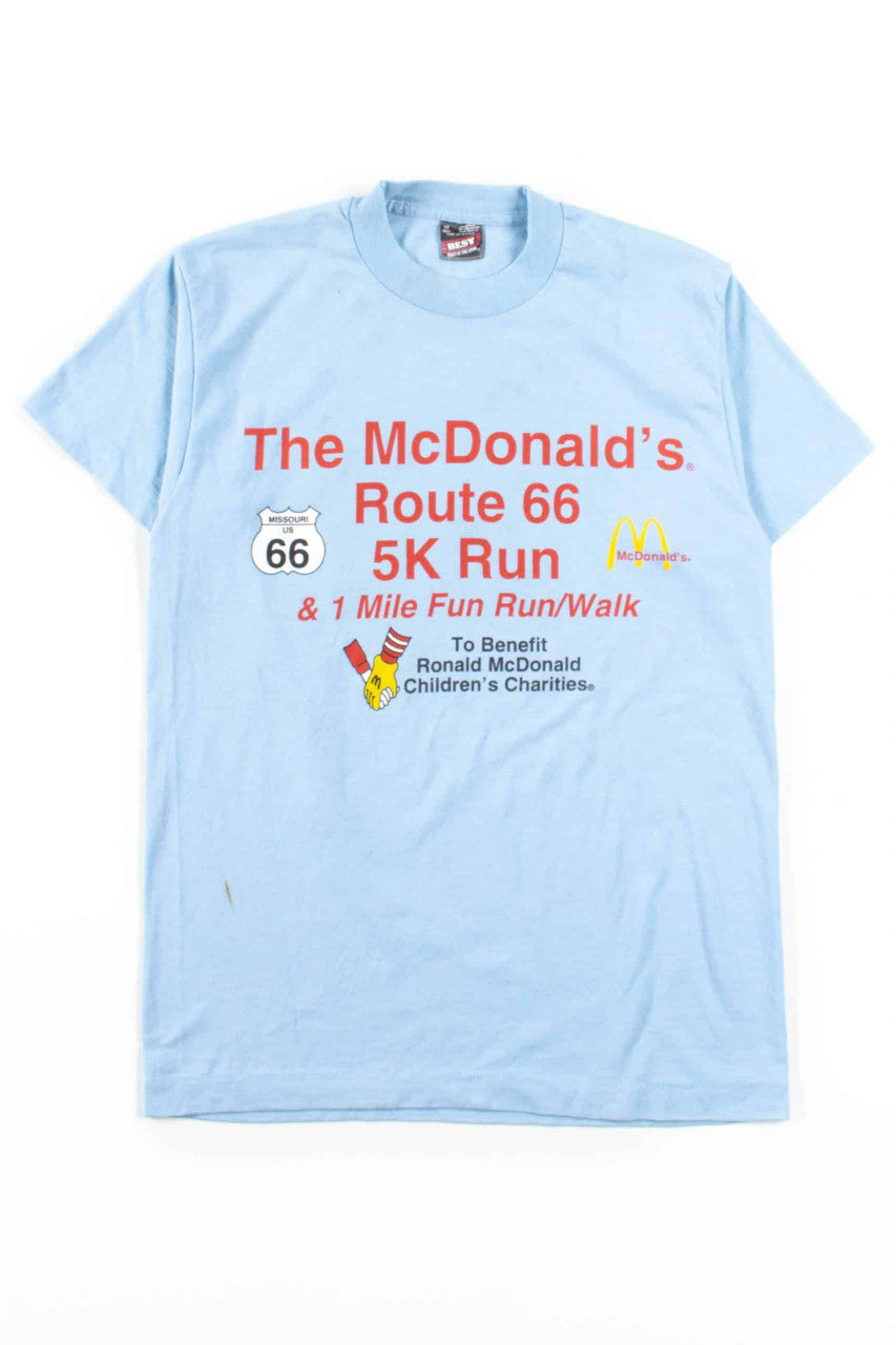 McDonald's Route 66 5K Run T-Shirt (Single Stitch)