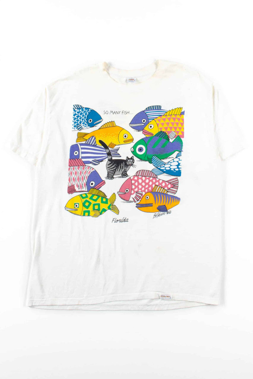 So Many Fish... So Little Time T-Shirt (Single Stitch)