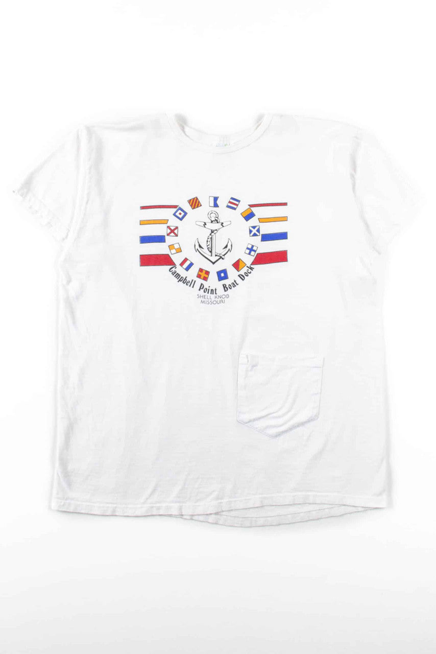 Campbell Point Waist Pocket T-Shirt (Single Stitch)