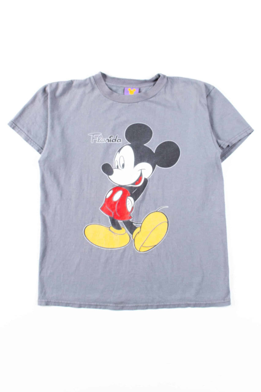 Grey Florida Mickey T-Shirt