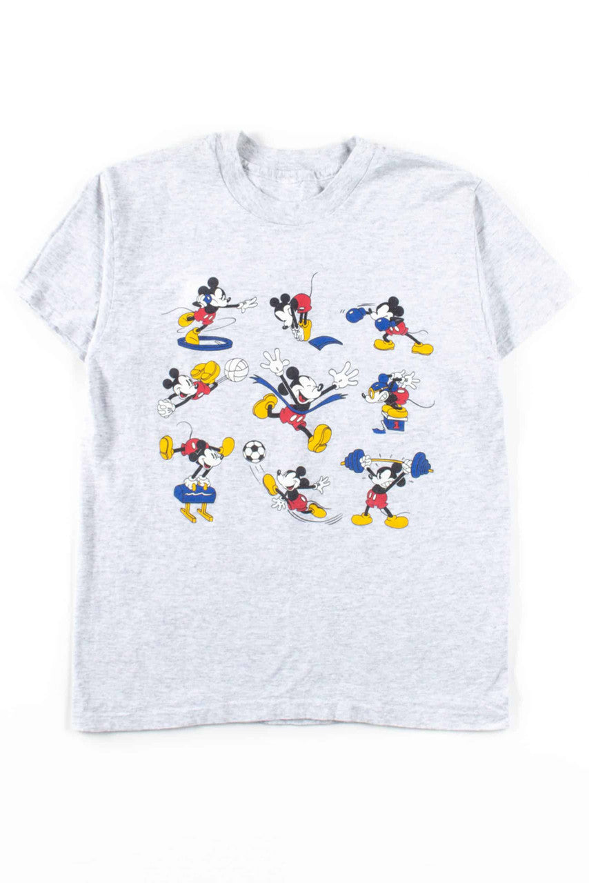 Mickey Mouse Sports T-Shirt (Single Stitch)