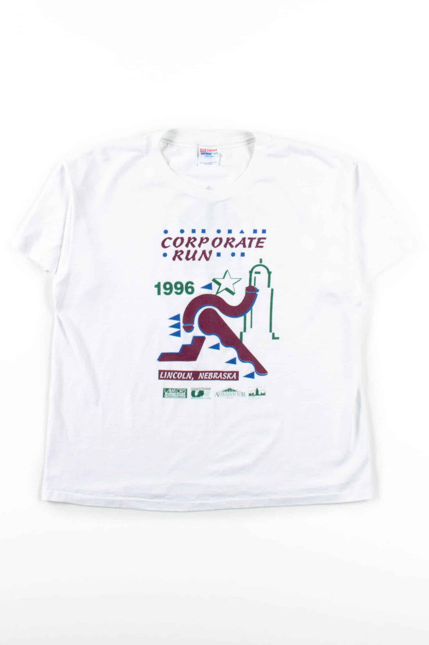 Peed Corporate Run T-Shirt (1996, Single Stitch)
