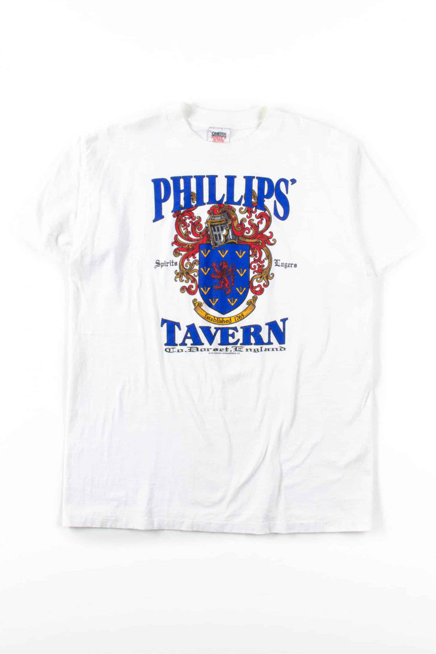 Phillips' Tavern T-Shirt (1991, Single Stitch)