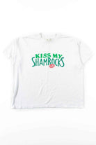 Kiss My Shamrocks T-Shirt (Single Stitch)