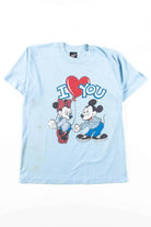 Vintage Mickey Loves Minnie T-Shirt (Single Stitch)