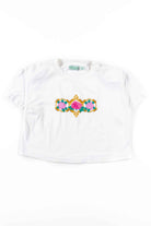 Floral Cropped T-Shirt