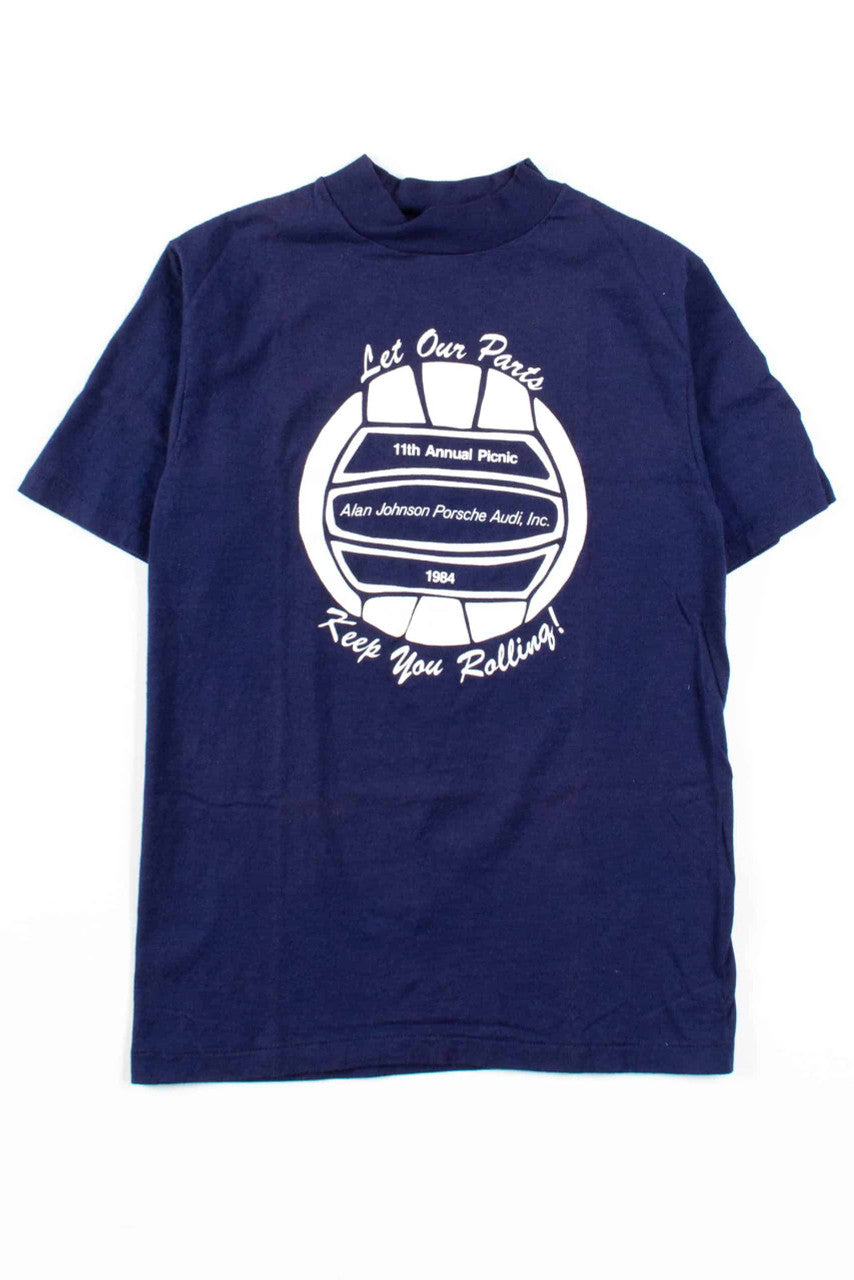 Alan Johnson Porche Audi T-Shirt (1984, Single Stitch)