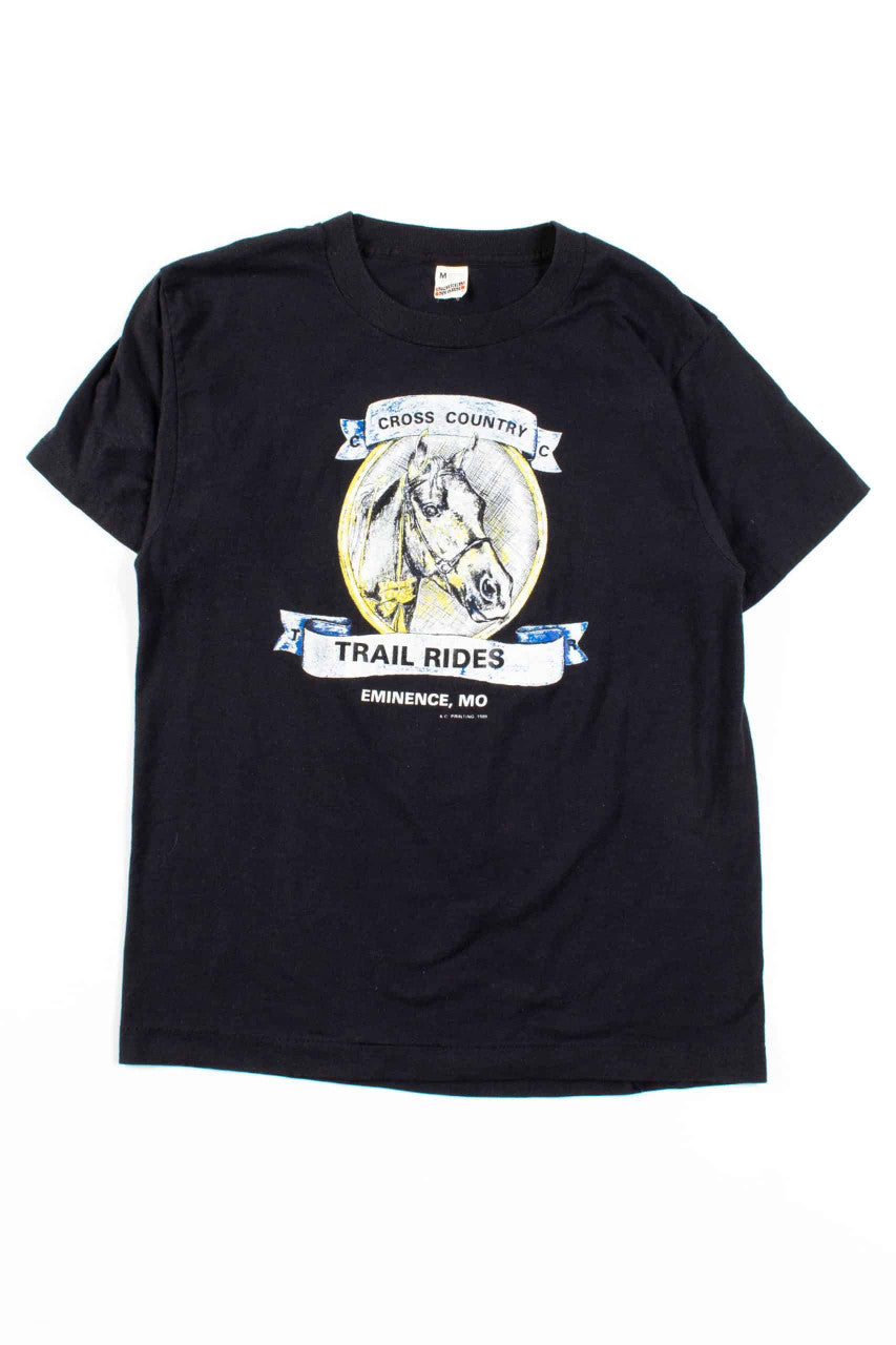 Cross Country Trail Rides T-Shirt (1989, Single Stitch)