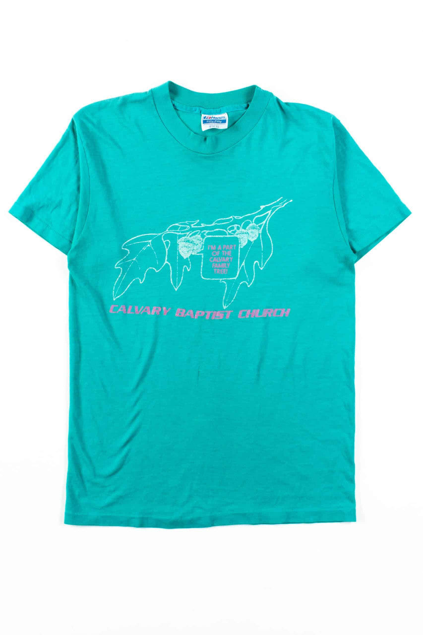 Calvary Baptist Church Thrashed T-Shirt (Single Stitch)