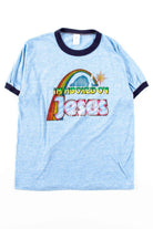 Hooked On Jesus Tri-Blend T-Shirt (1970s, Single Stitch)
