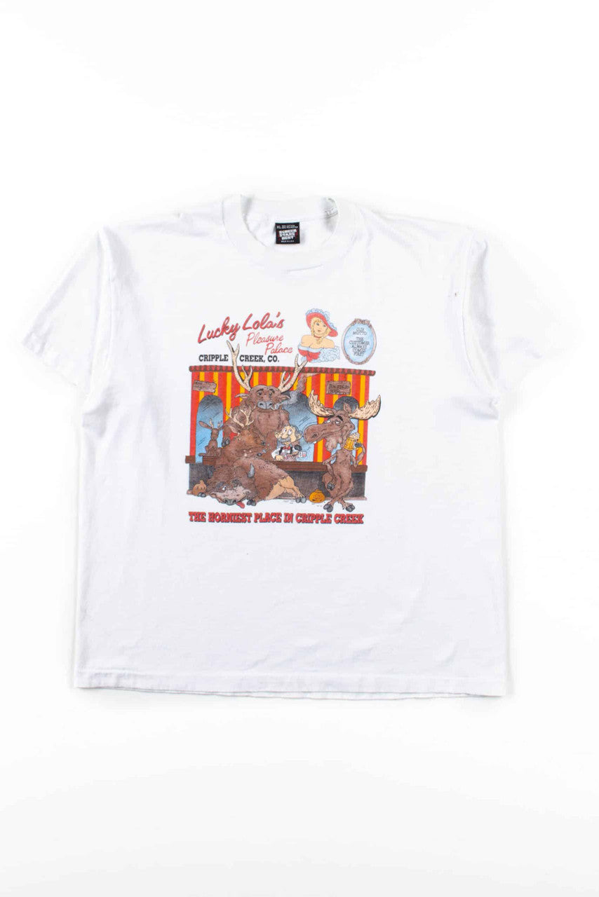 Lucky Lola's Pleasure Palace T-Shirt (Single Stitch)