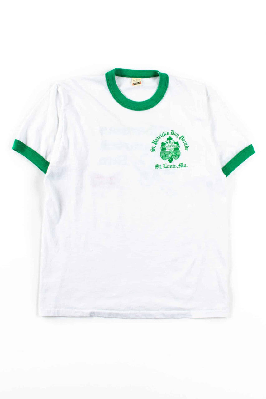 STL St. Patrick's Day Ringer T-Shirt (Single Stitch)